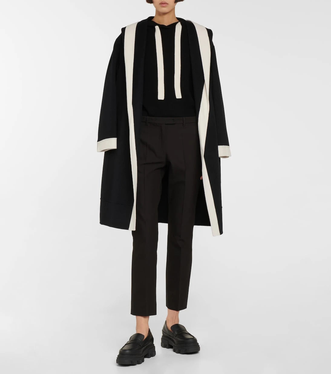 'S Max Mara - بنطلون فاتينا قصير متوسط الارتفاع