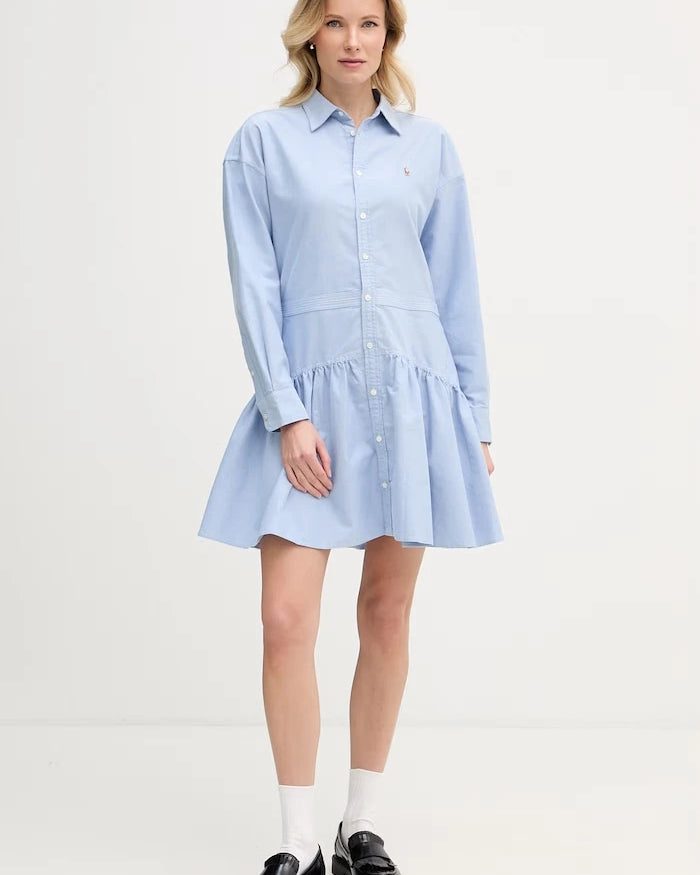 Polo Ralph Lauren pamuklu gömlek elbise
