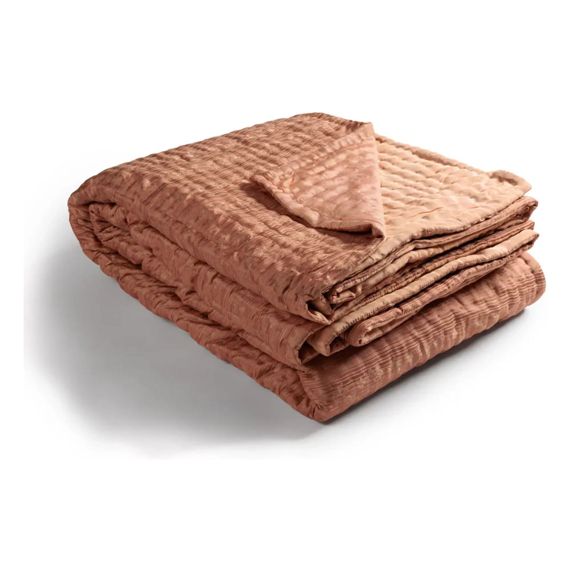Le Monde Sauvage - Ritournelle silk throw | Blush