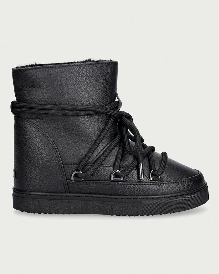 Inuikii Full Leather Wedge Kadın Deri Kar Botu
