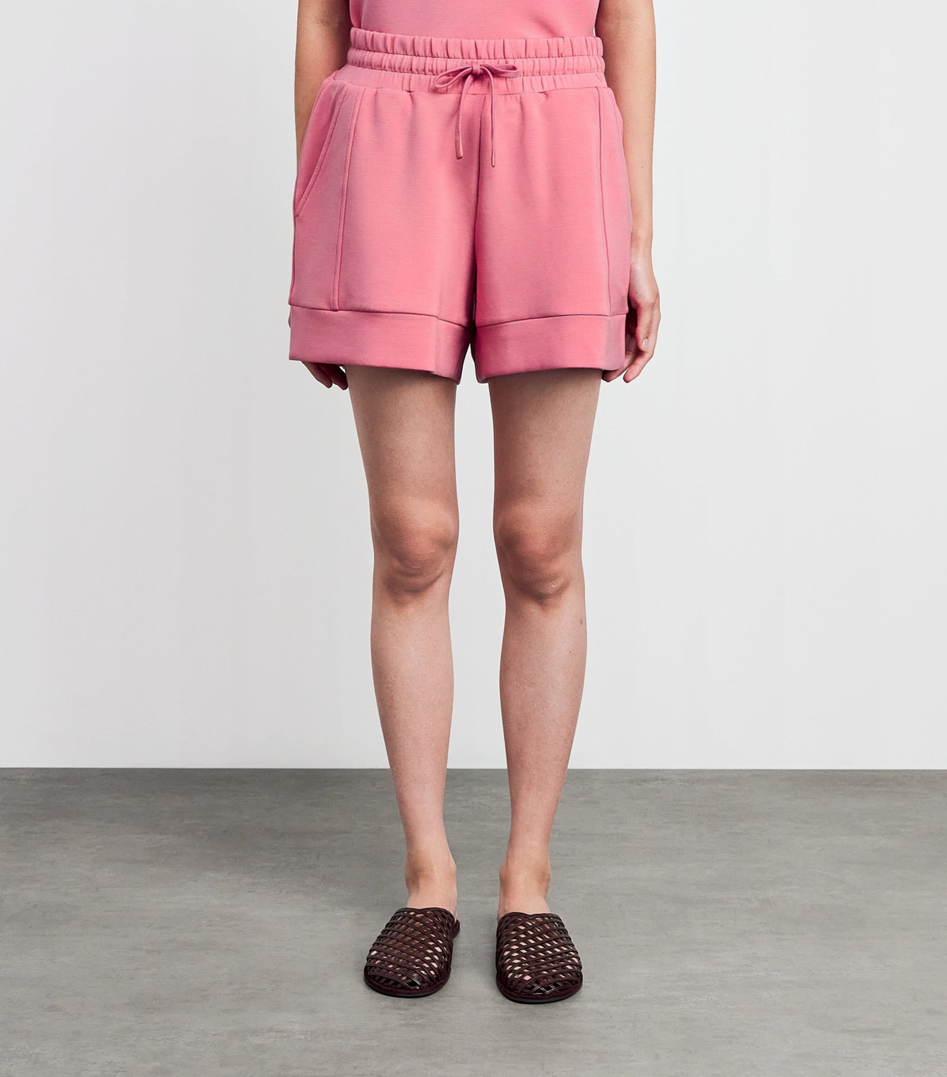 Pink Atrium High-Rise Shorts