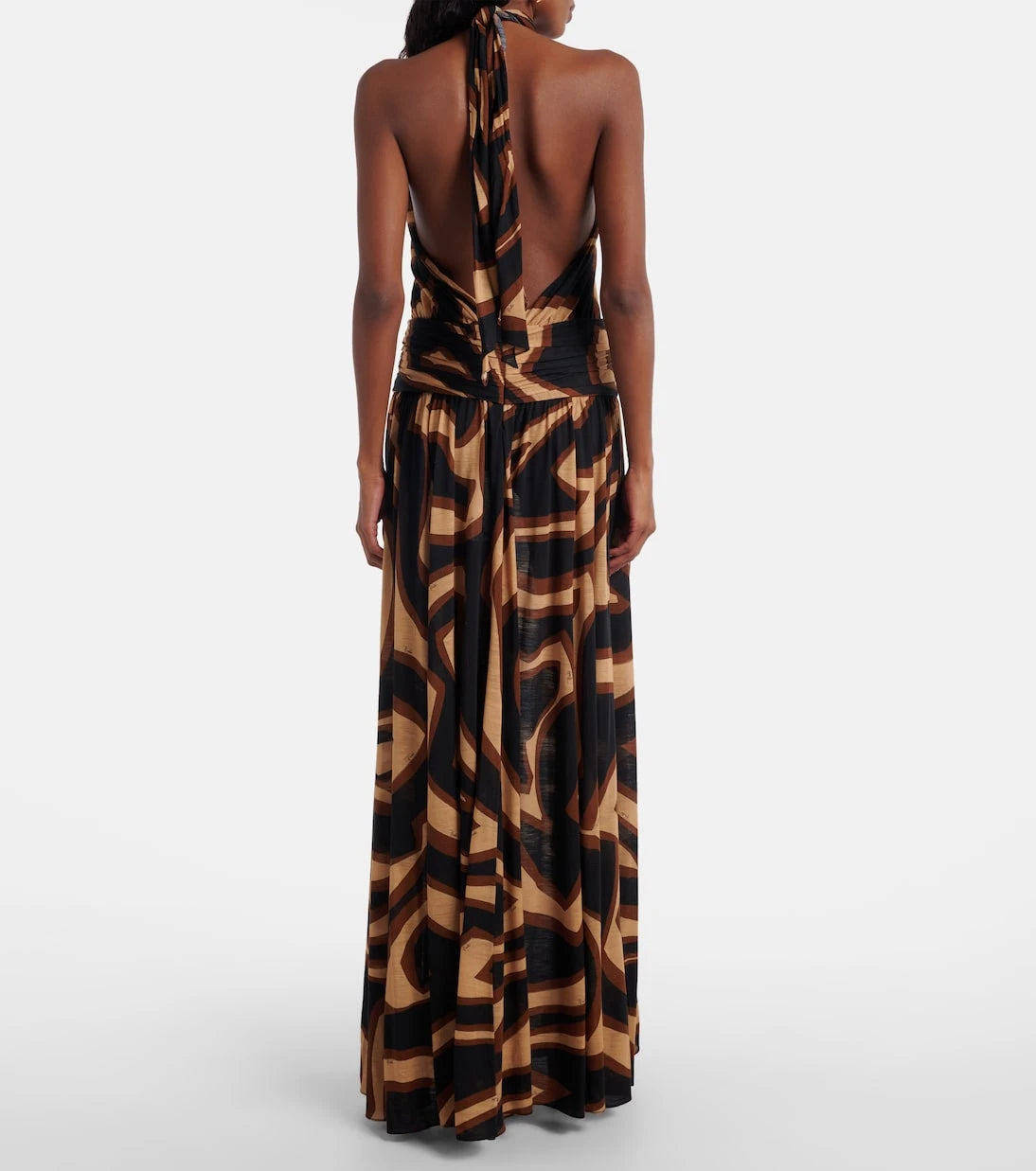Pucci - Printed wool-blend cocktail dress