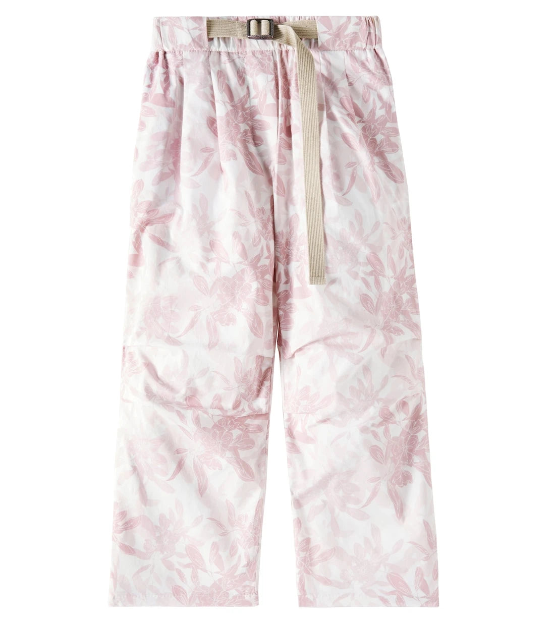 Brunello Cucinelli Kids - بنطال قطني بشعار العلامة التجارية