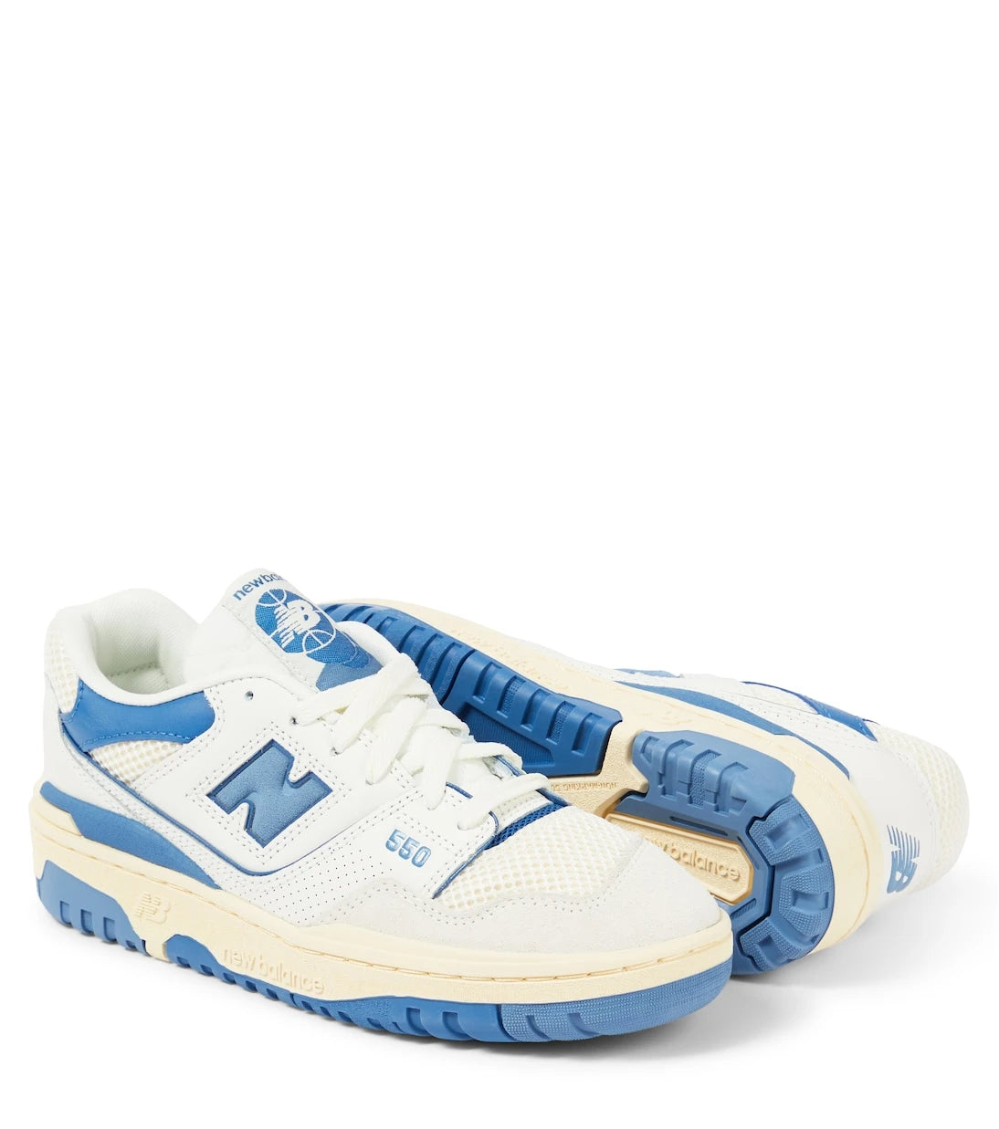 New Balance Kids - 550 leather sneakers