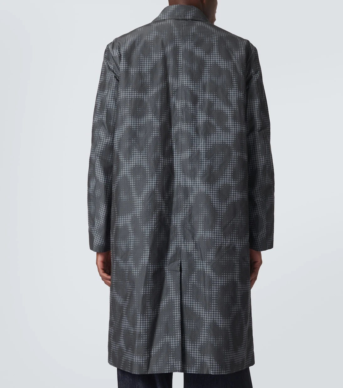 Dries Van Noten - Leopard-print checked car coat