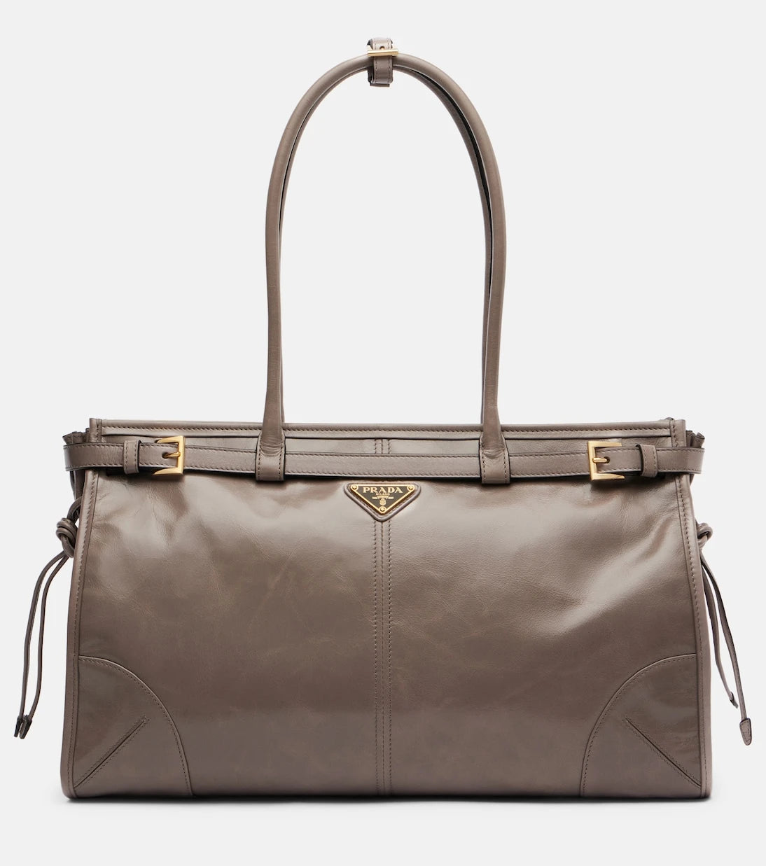 Prada - Prada Bonnie Large leather shoulder bag