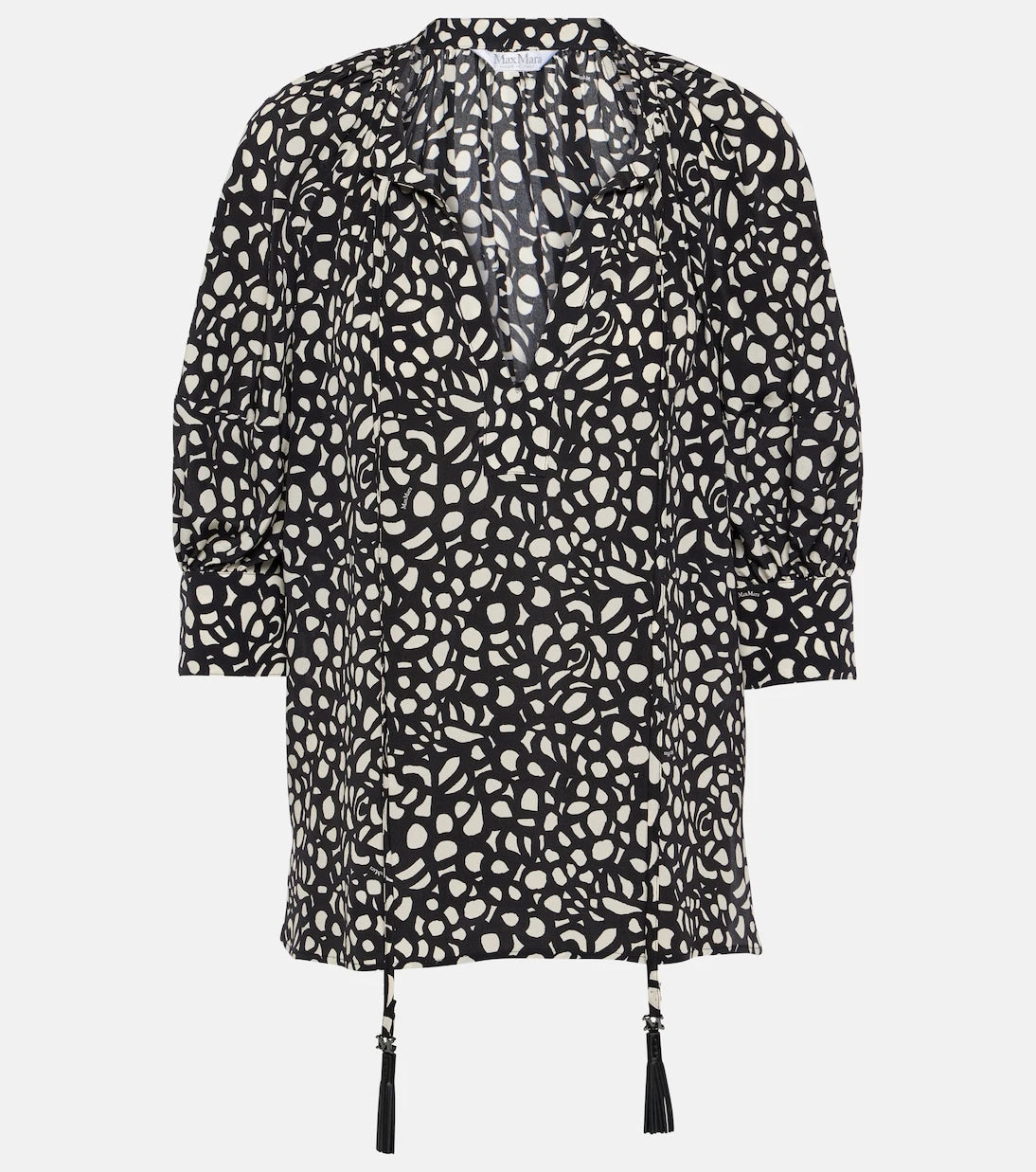 Max Mara - Emy printed silk twill blouse