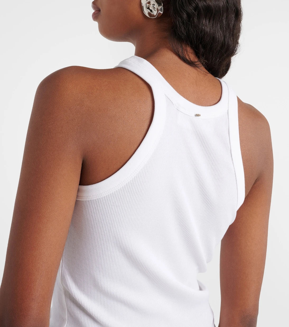Sportmax - Nastie cotton and silk-blend tank top