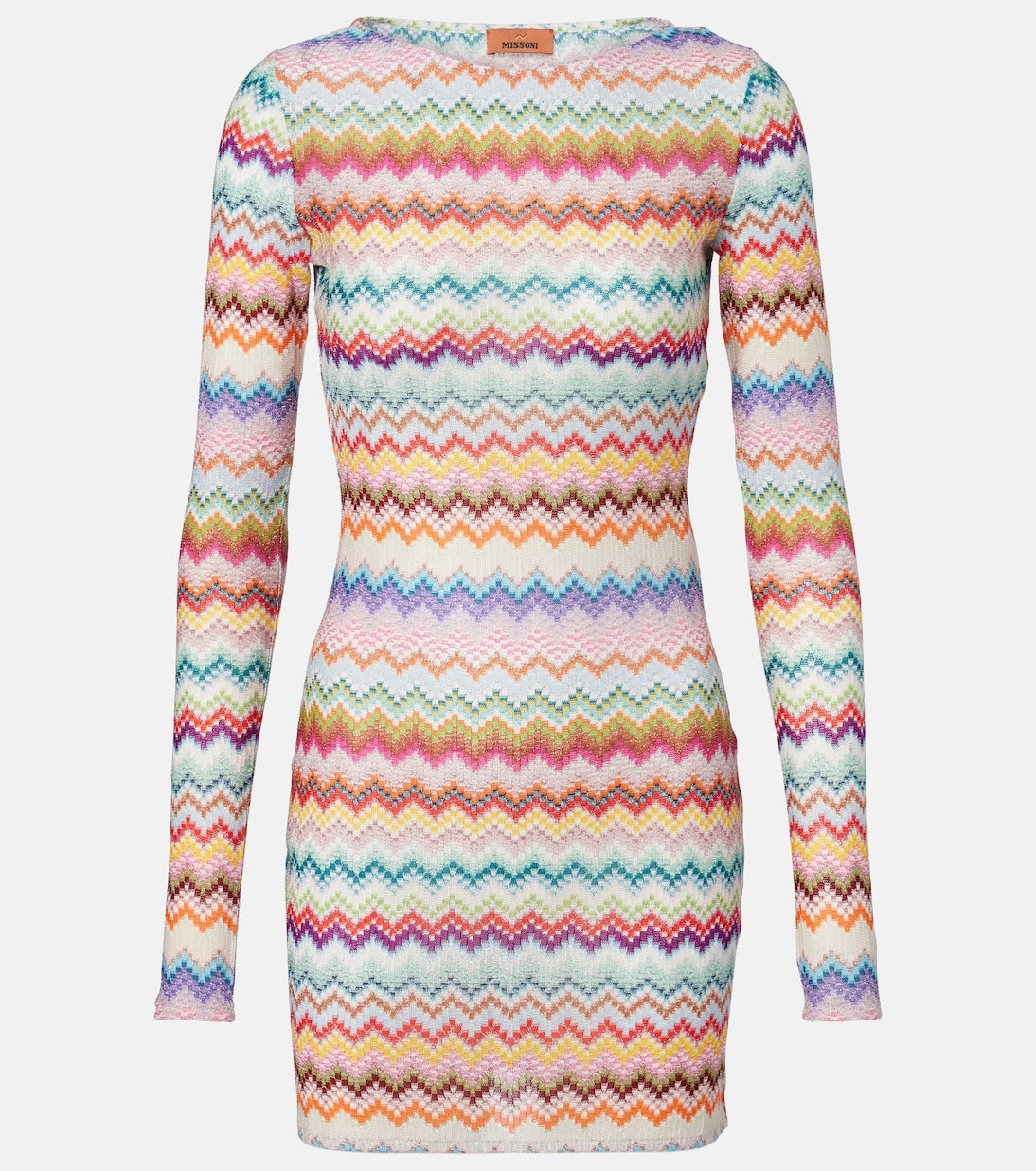 Missoni - Zigzag lamé minidress