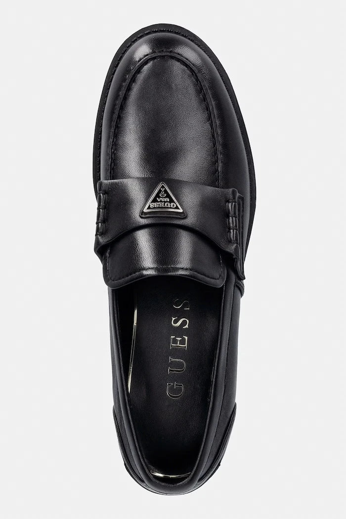 Guess мокасини дамски от кожа BELISO