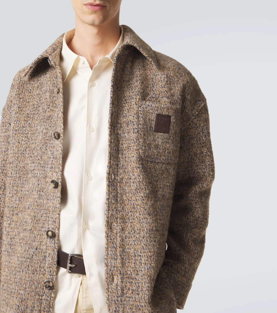 Loewe - Anagram wool-blend overshirt