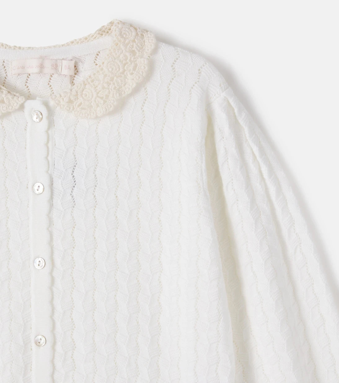 C'era Una Volta - Adelia pointelle cotton cardigan