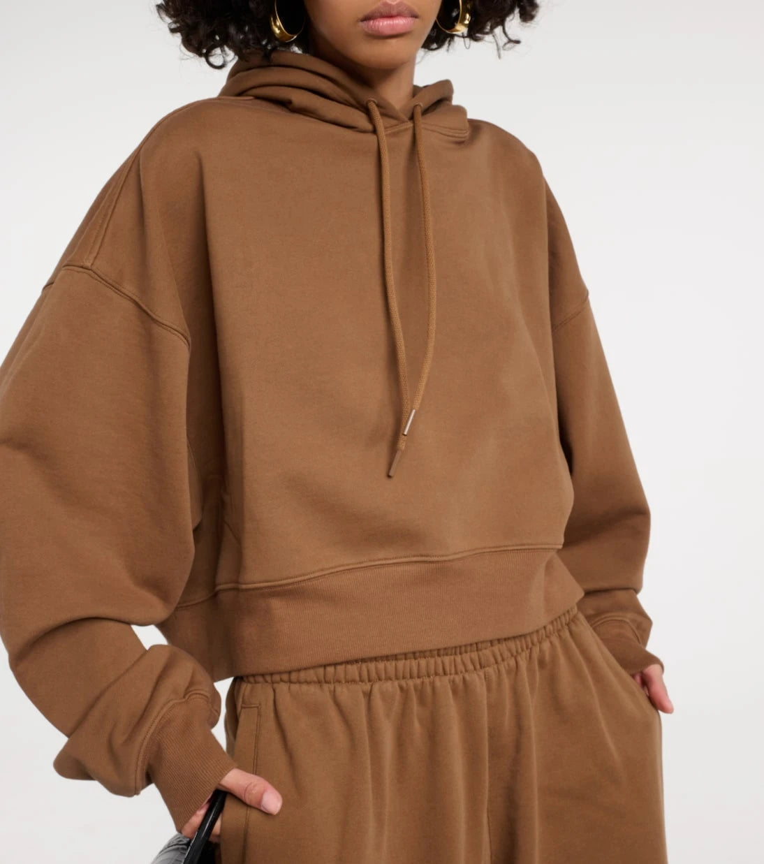 Wardrobe.NYC - Oversized cotton jersey hoodie