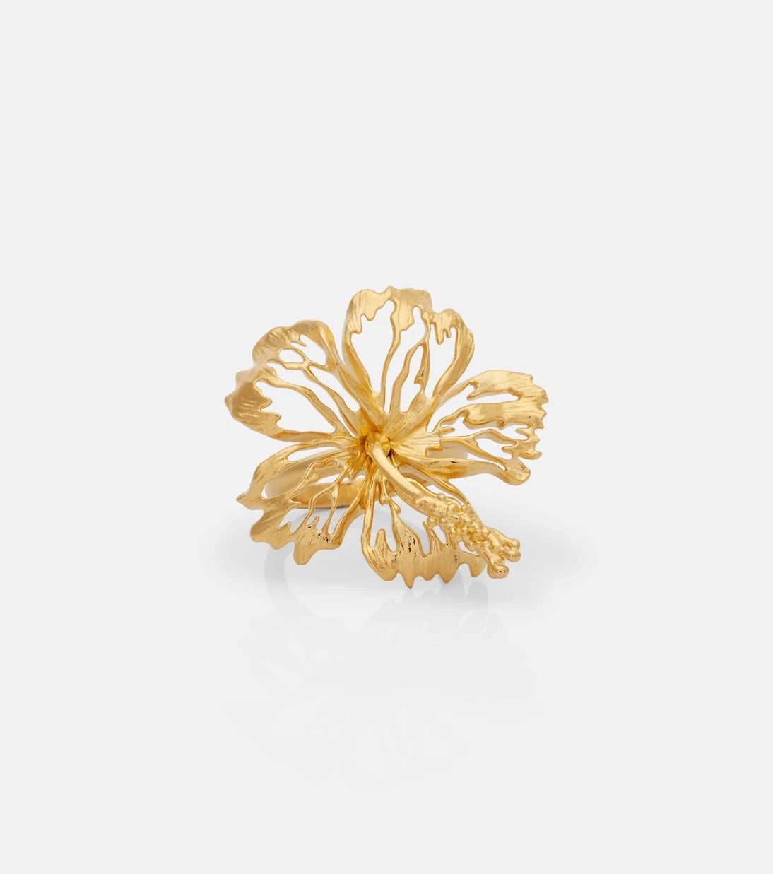 Oscar de la Renta - Hibiscus Flower ring