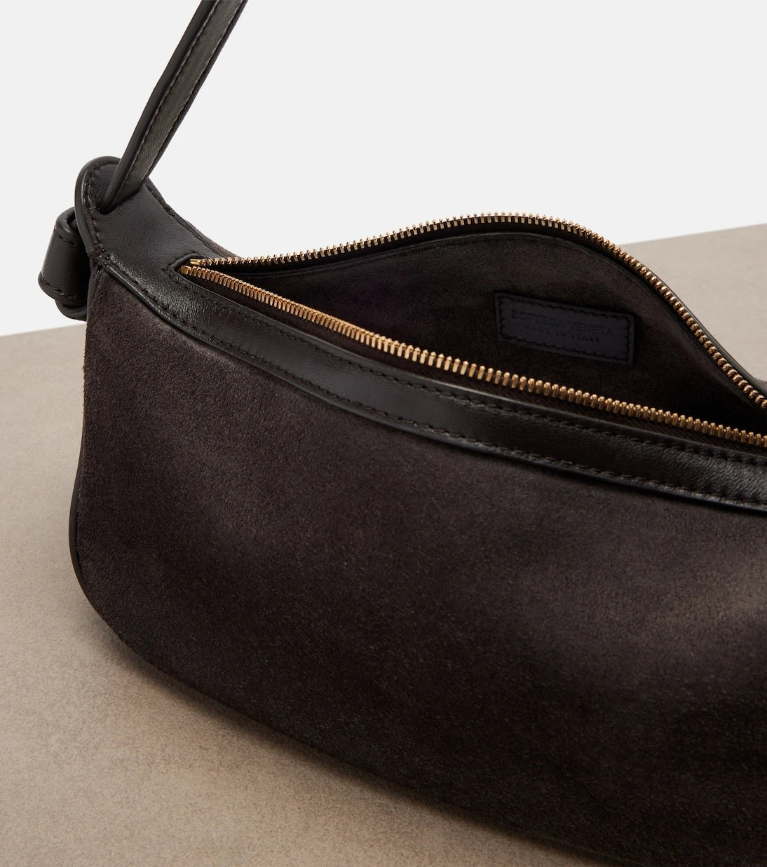 Bottega Veneta - Nodo Small suede shoulder bag