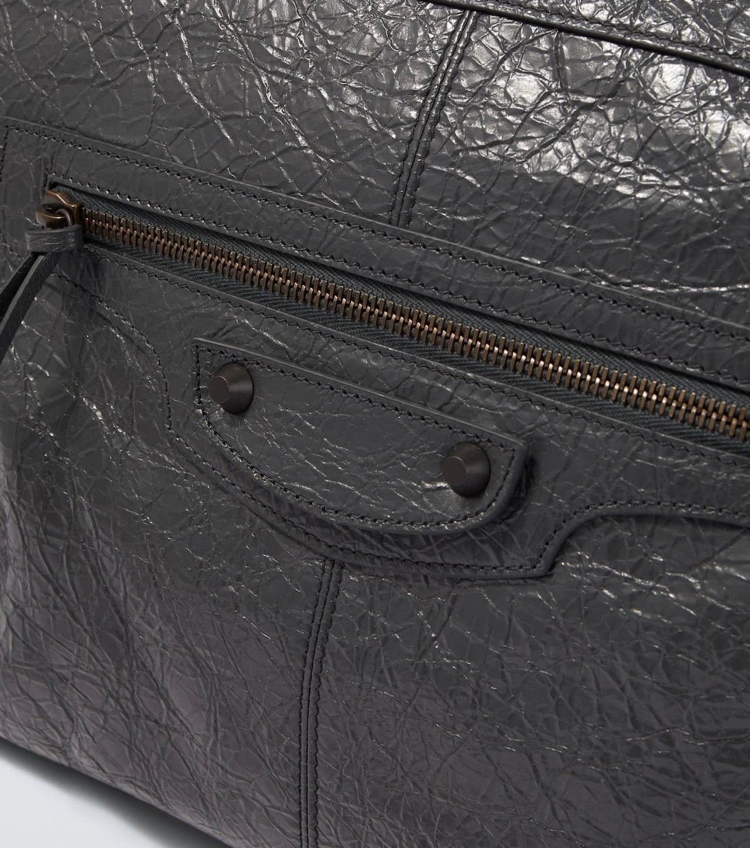 Balenciaga - Le City Moto Medium leather shoulder bag