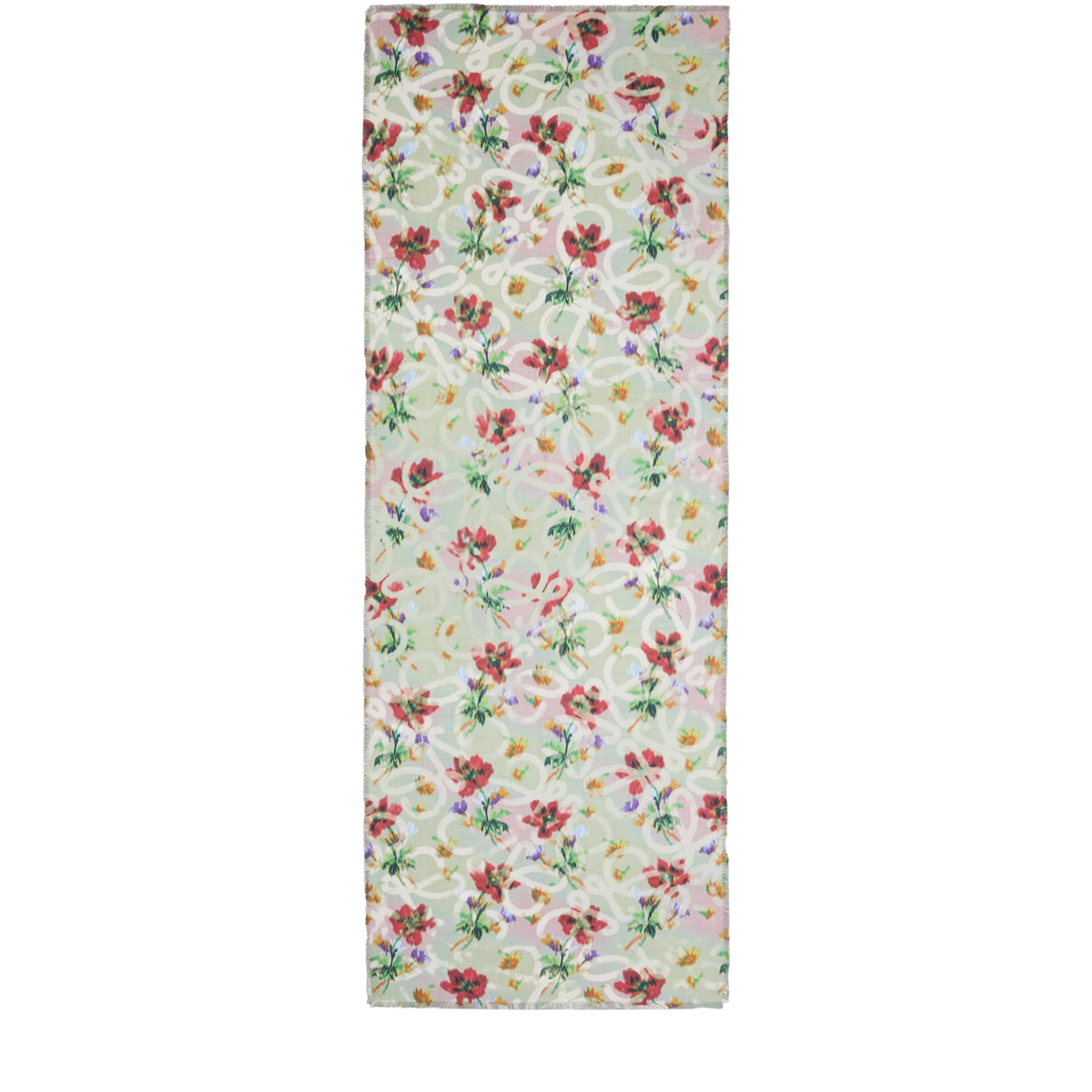 Green Cashmere-Silk Scarf