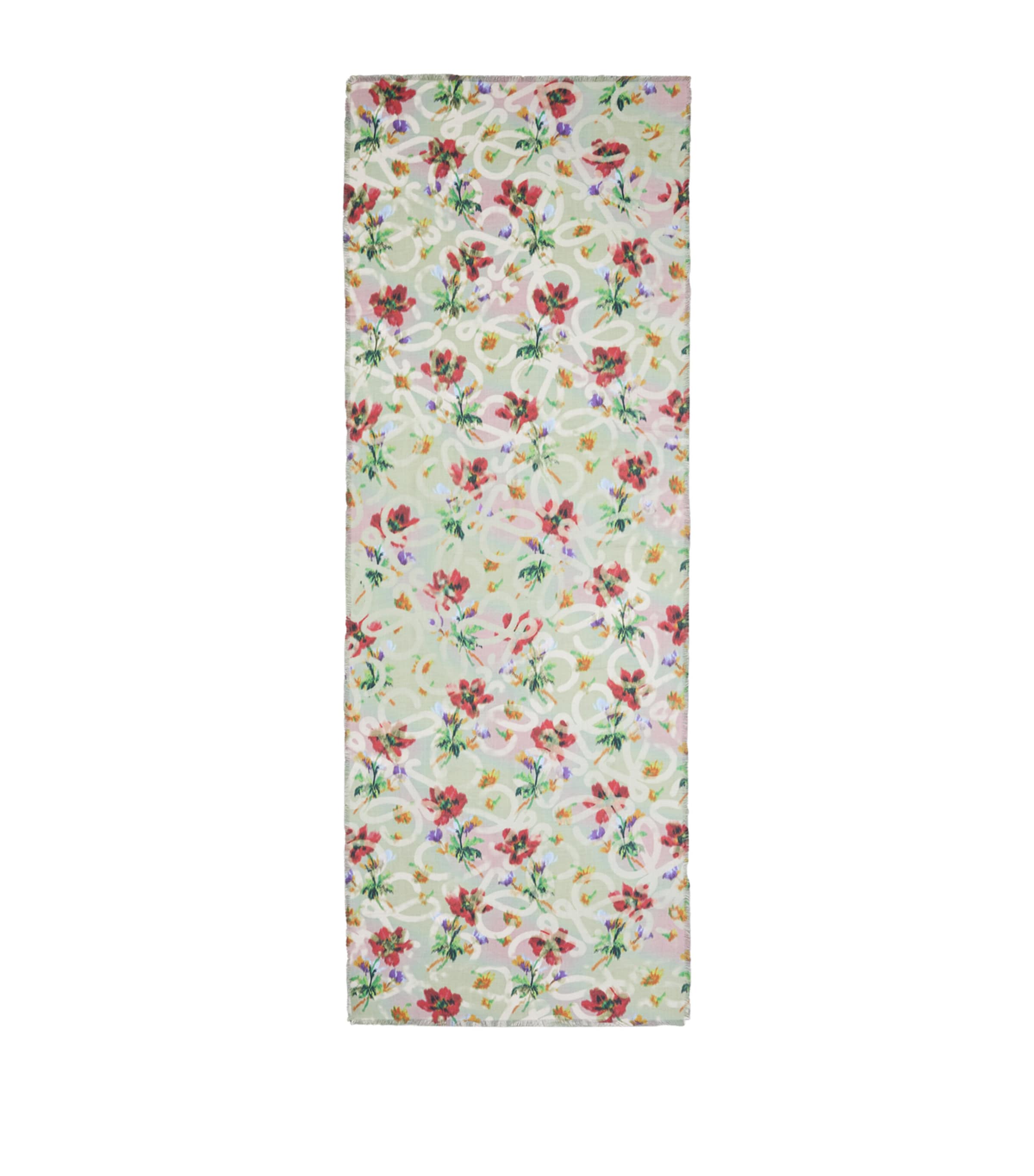 Green Cashmere-Silk Scarf