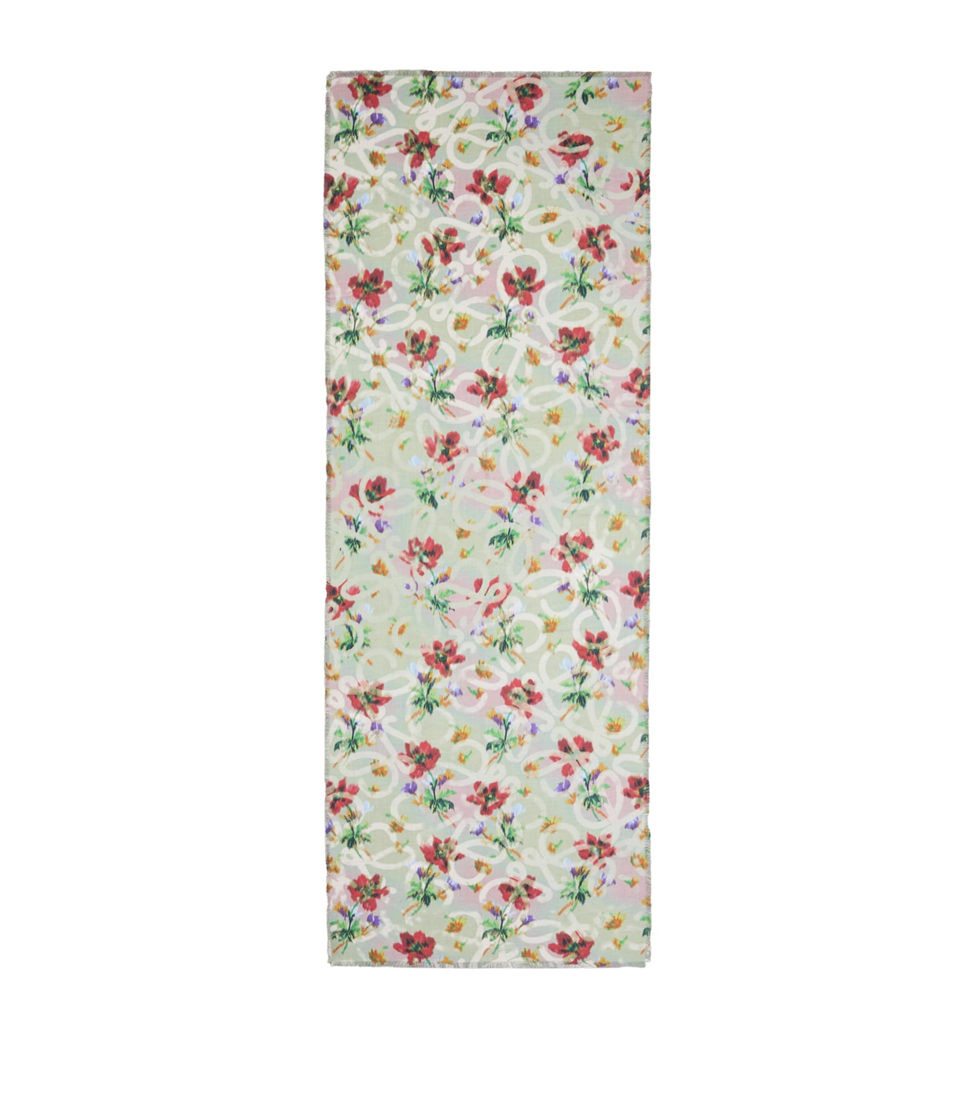 Green Cashmere-Silk Scarf