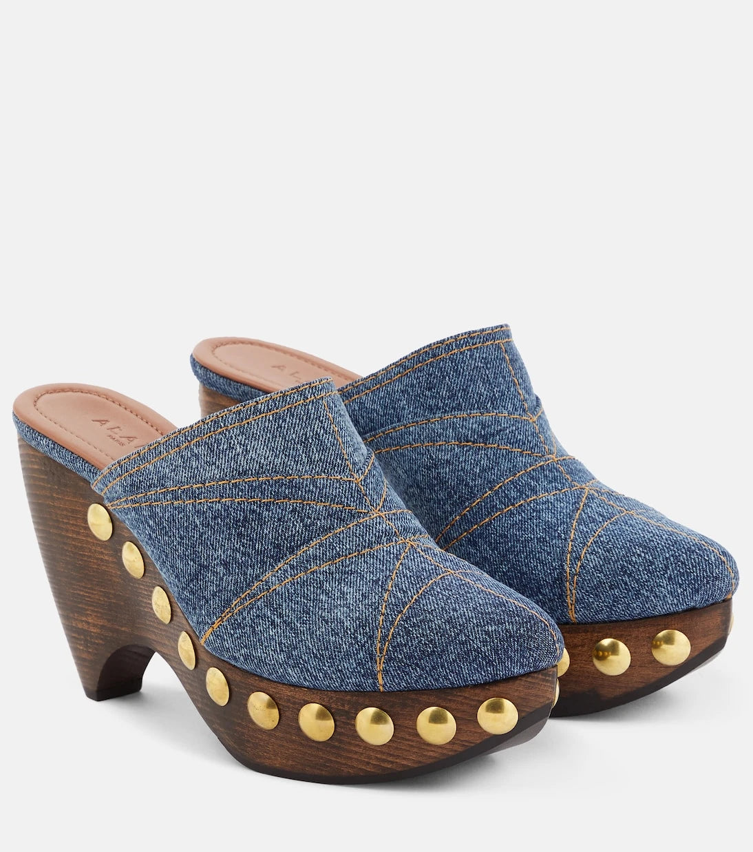 Alaïa - Le Sabot denim mules