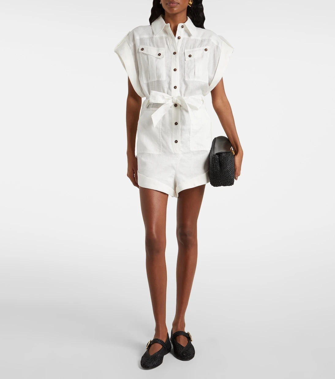 Zimmermann - Linen playsuit