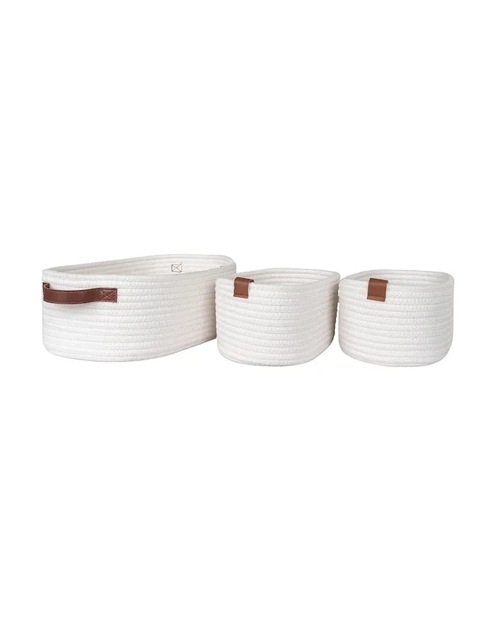 House Nordic Jarana Saklama Sepeti Seti (3 Parça)