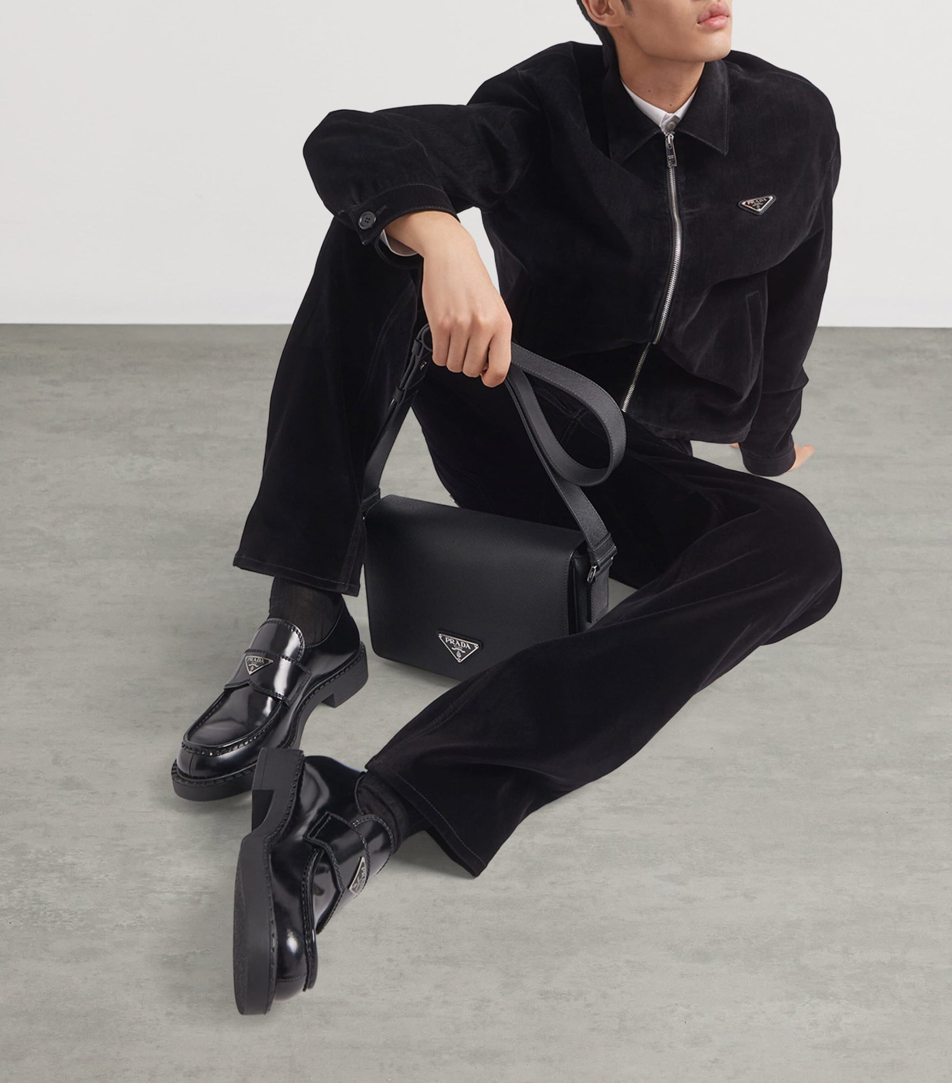 Patent Leather Triangle Loafers