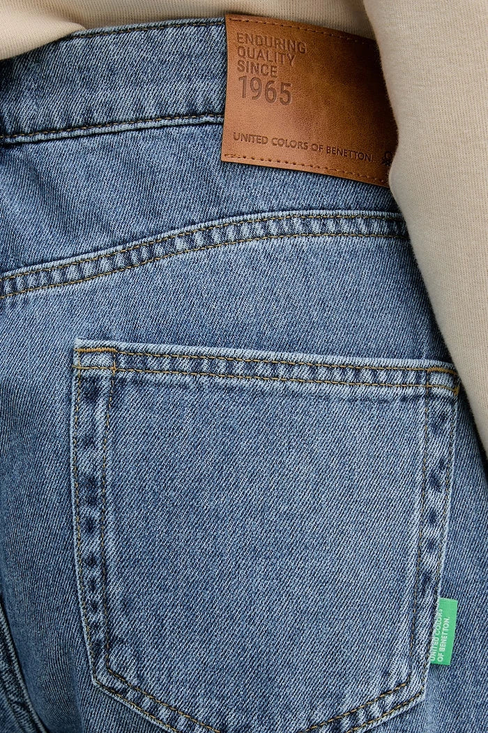 United Colors of Benetton wide leg kadın kot pantolon