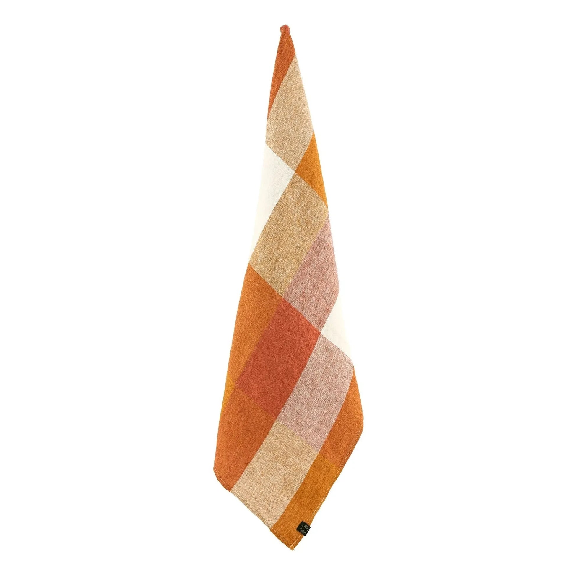 Haomy - Tenerife linen tea towel  | Terracotta