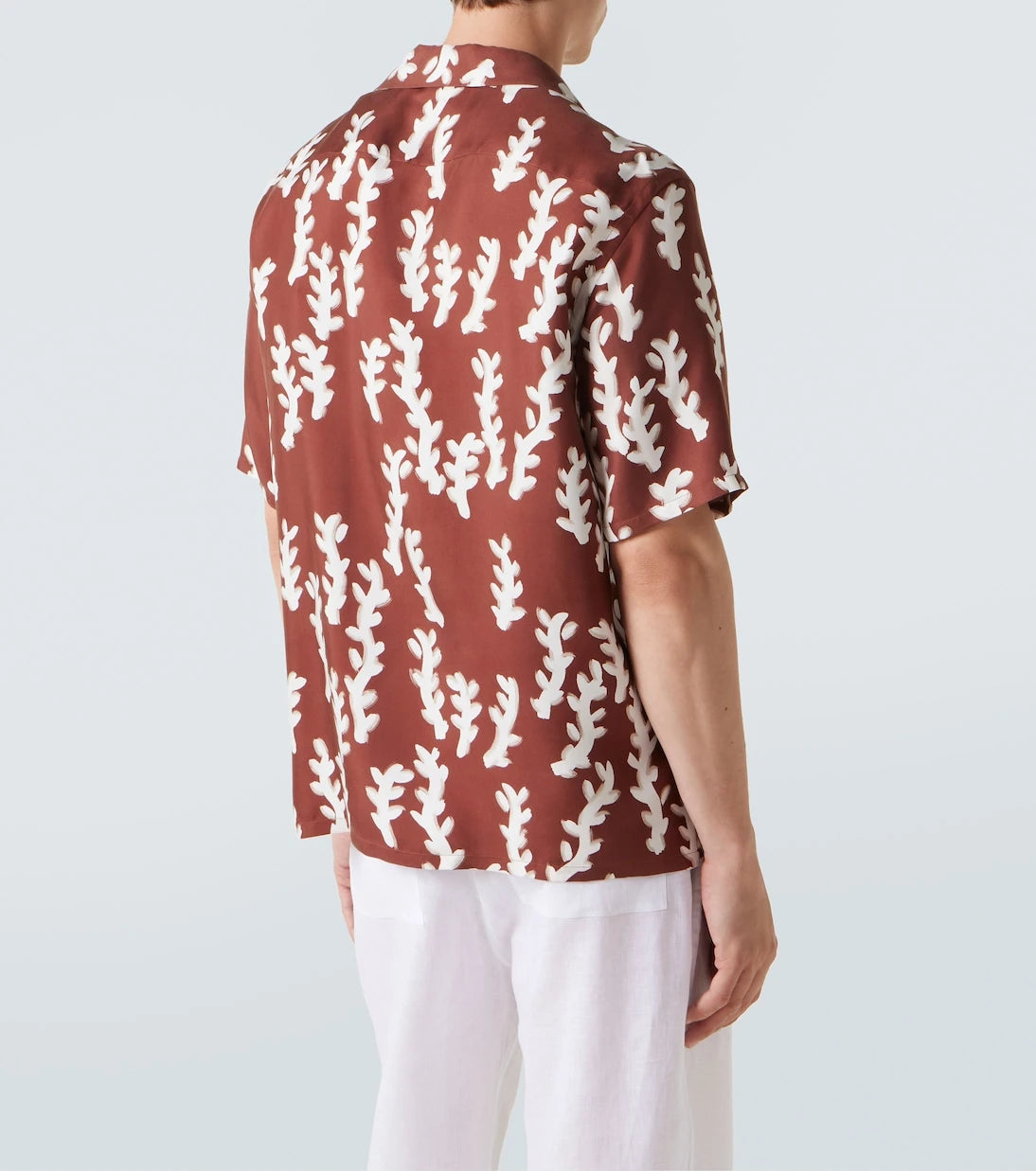 Zegna - Printed silk bowling shirt