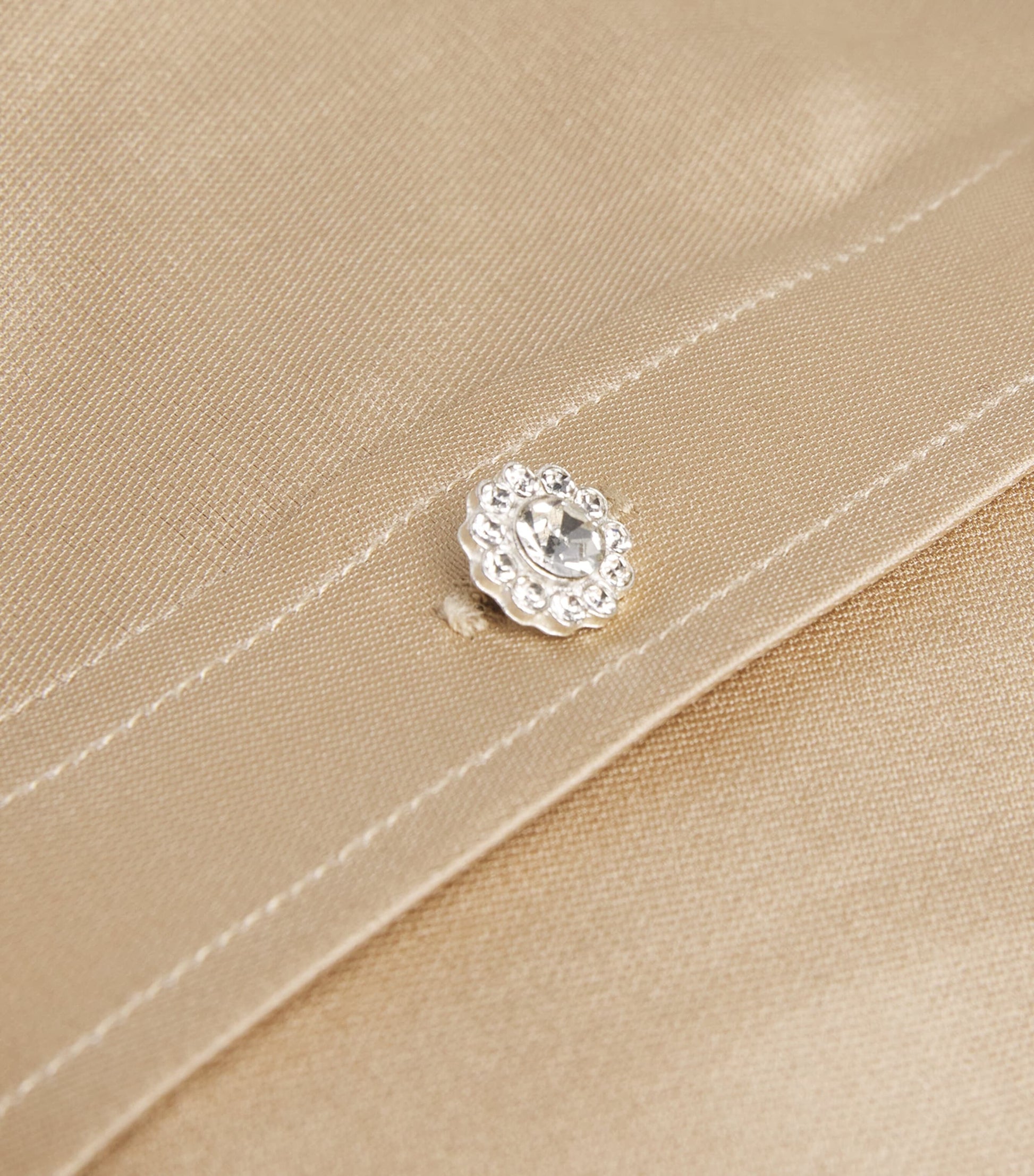 Alexis Mabille Gold Lace-Trim Kurkova Gown