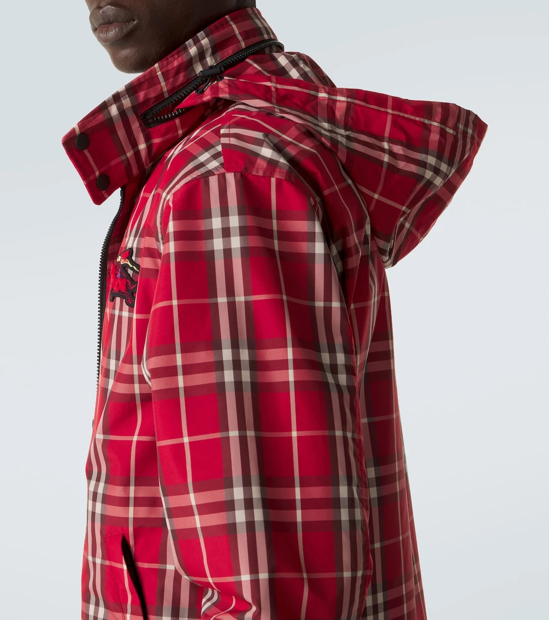 Burberry - Burberry Check technical blouson jacket