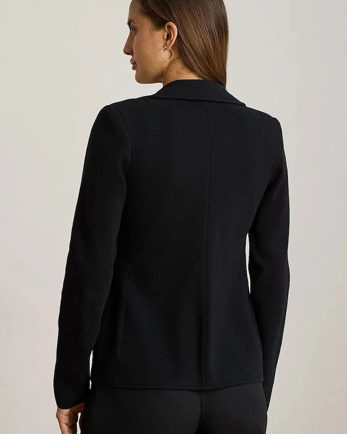Lauren Ralph Lauren pamuklu ve elastan karışımlı kruvaze ceket