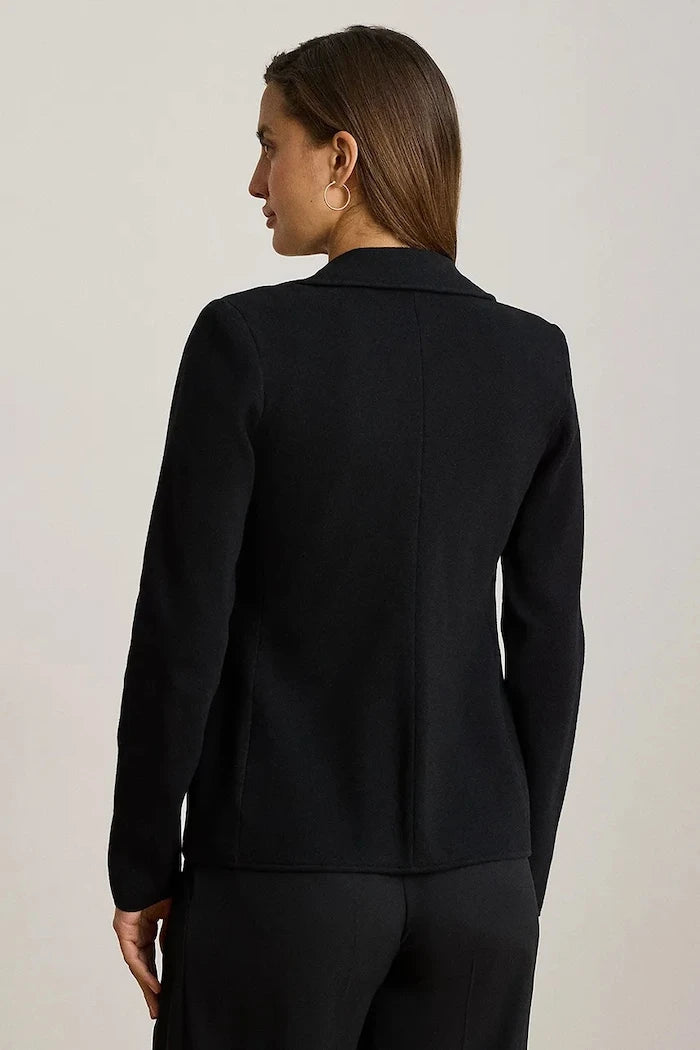 Lauren Ralph Lauren pamuklu ve elastan karışımlı kruvaze ceket