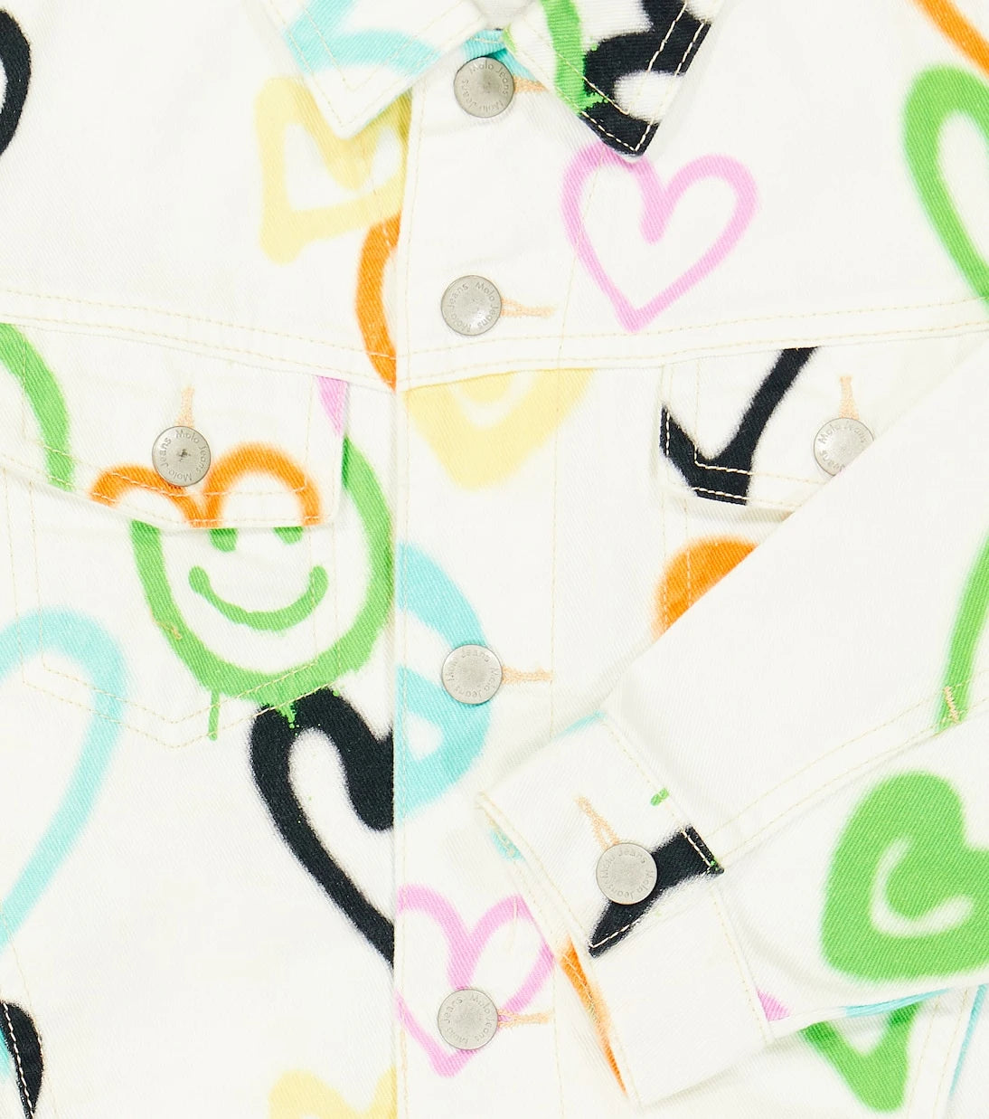 Molo - Hedly printed denim jacket
