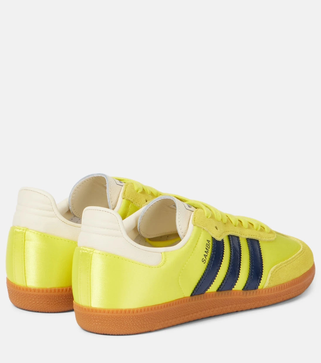 Adidas - Samba OG suede-trimmed satin sneakers