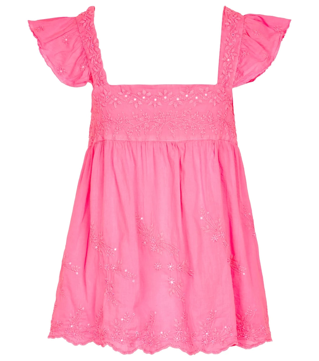 Juliet Dunn - Embroidered cotton top
