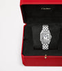 Medium Stainless Steel and Diamond Panthère de Cartier Watch 36.5mm