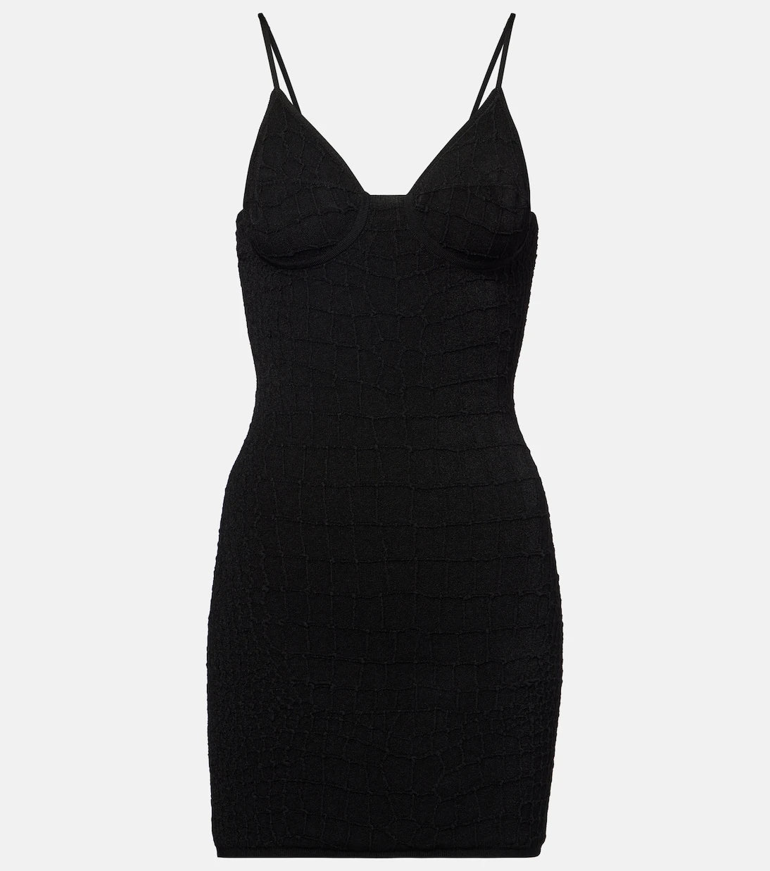 Jacquemus - Scala triko mini elbise