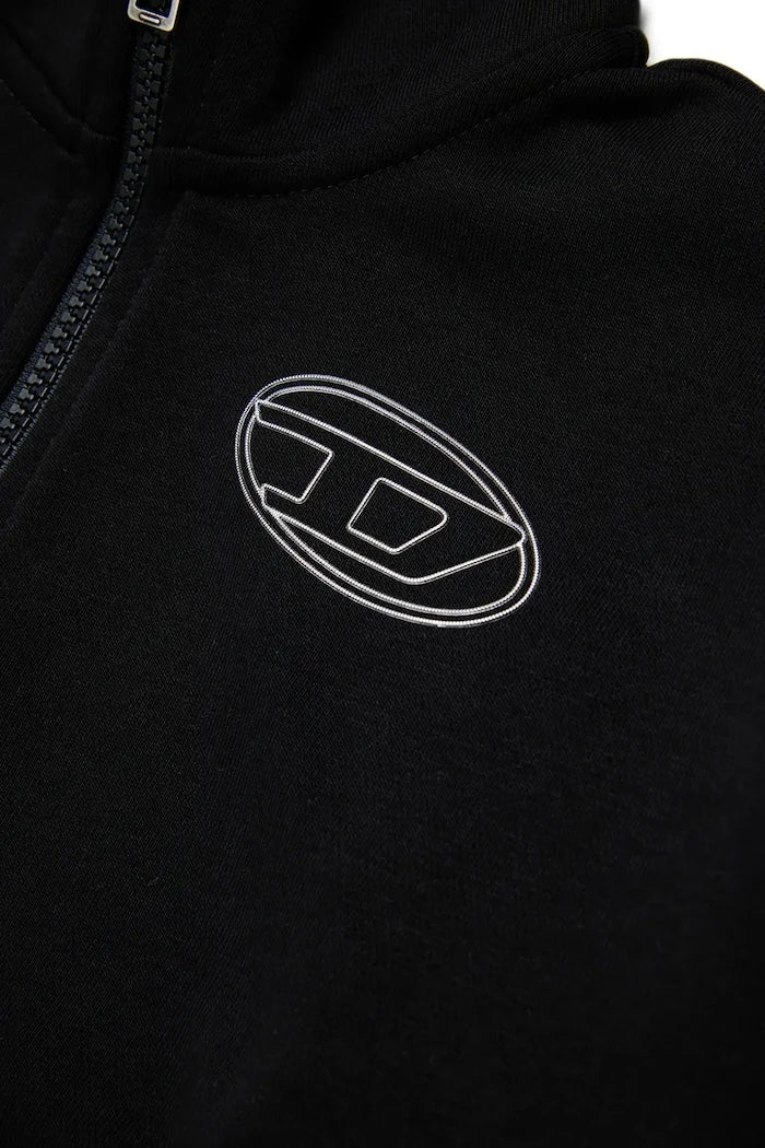 Çocuklar için pamuklu fermuarlı Diesel SALILA SWEAT-SHIRT