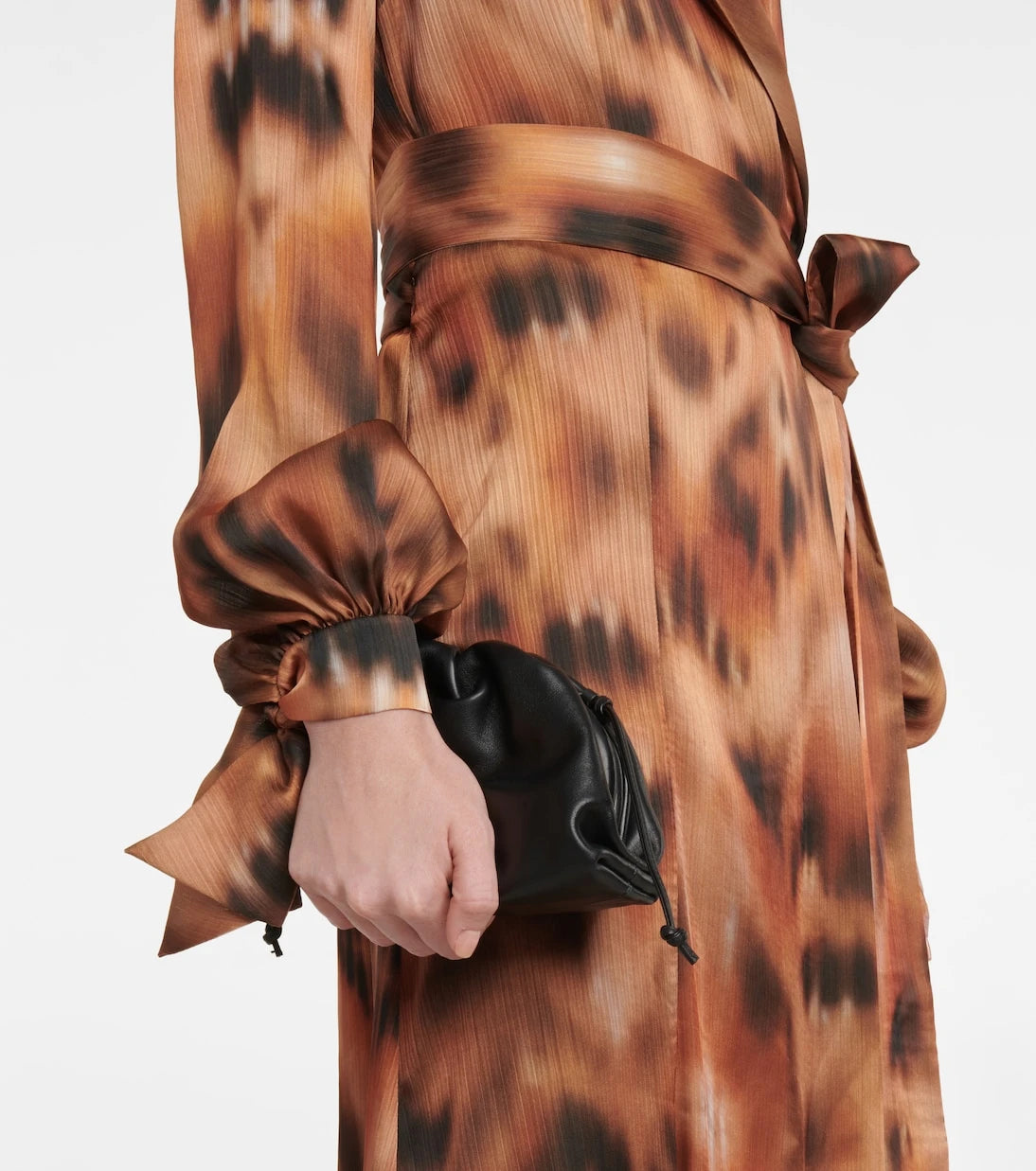 Galvan - Cabana leopard-print wrap dress