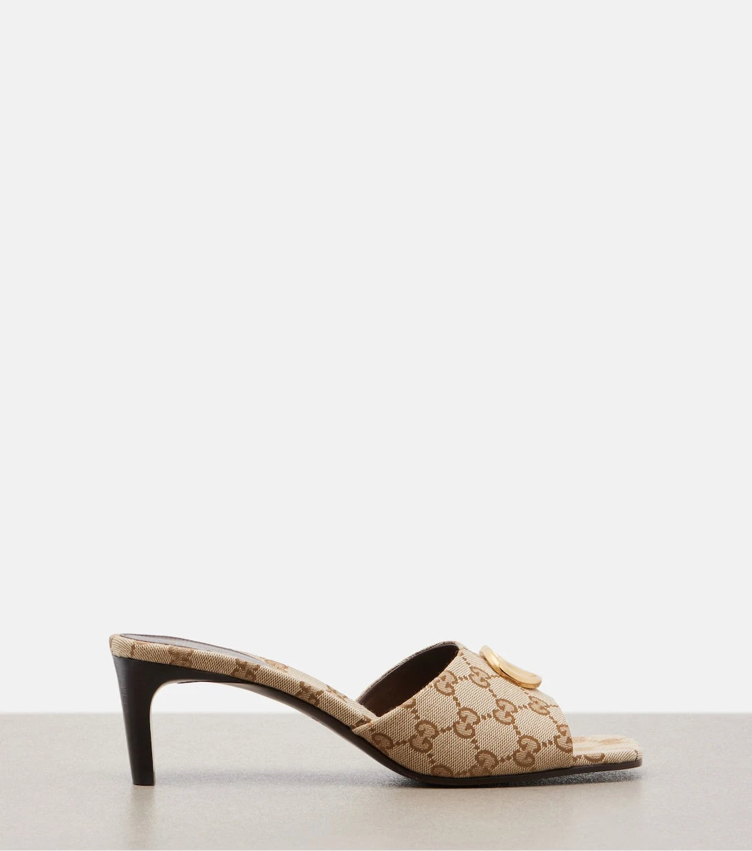 Gucci - Marmont Double G GG canvas mules