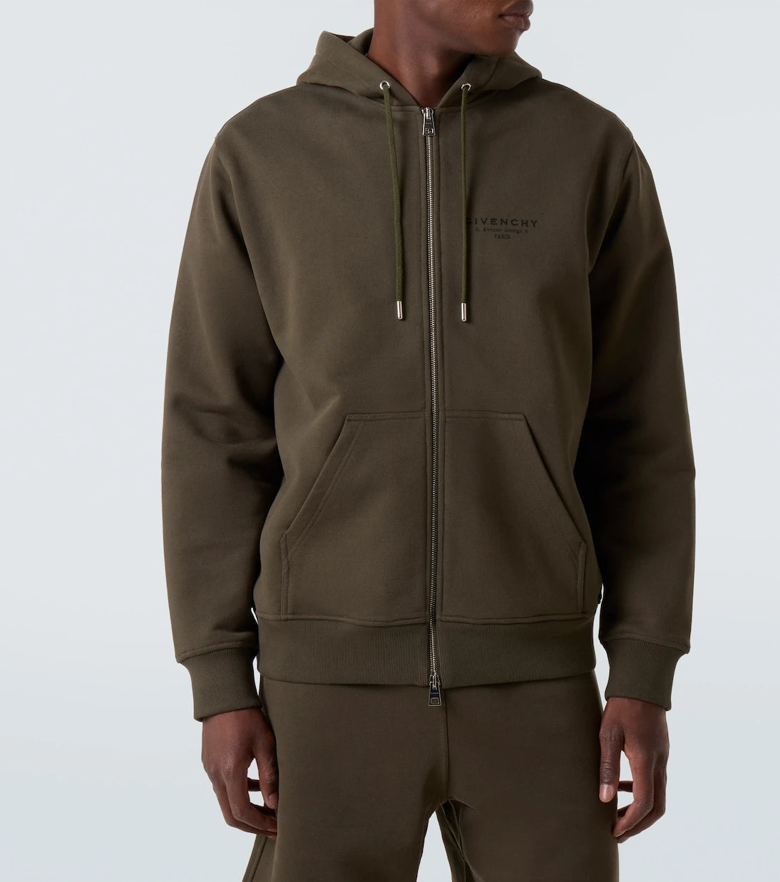 Givenchy - Givenchy Stamp cotton fleece hoodie