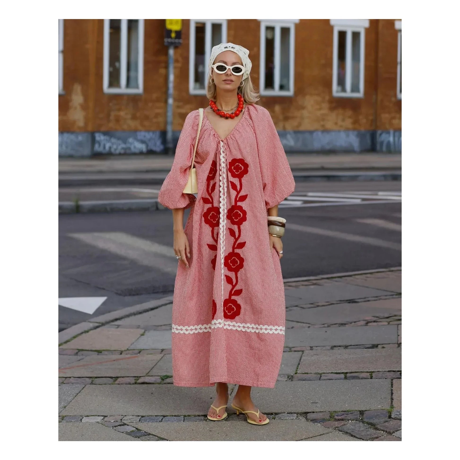 SISSEL EDELBO - Abelone dress | Red