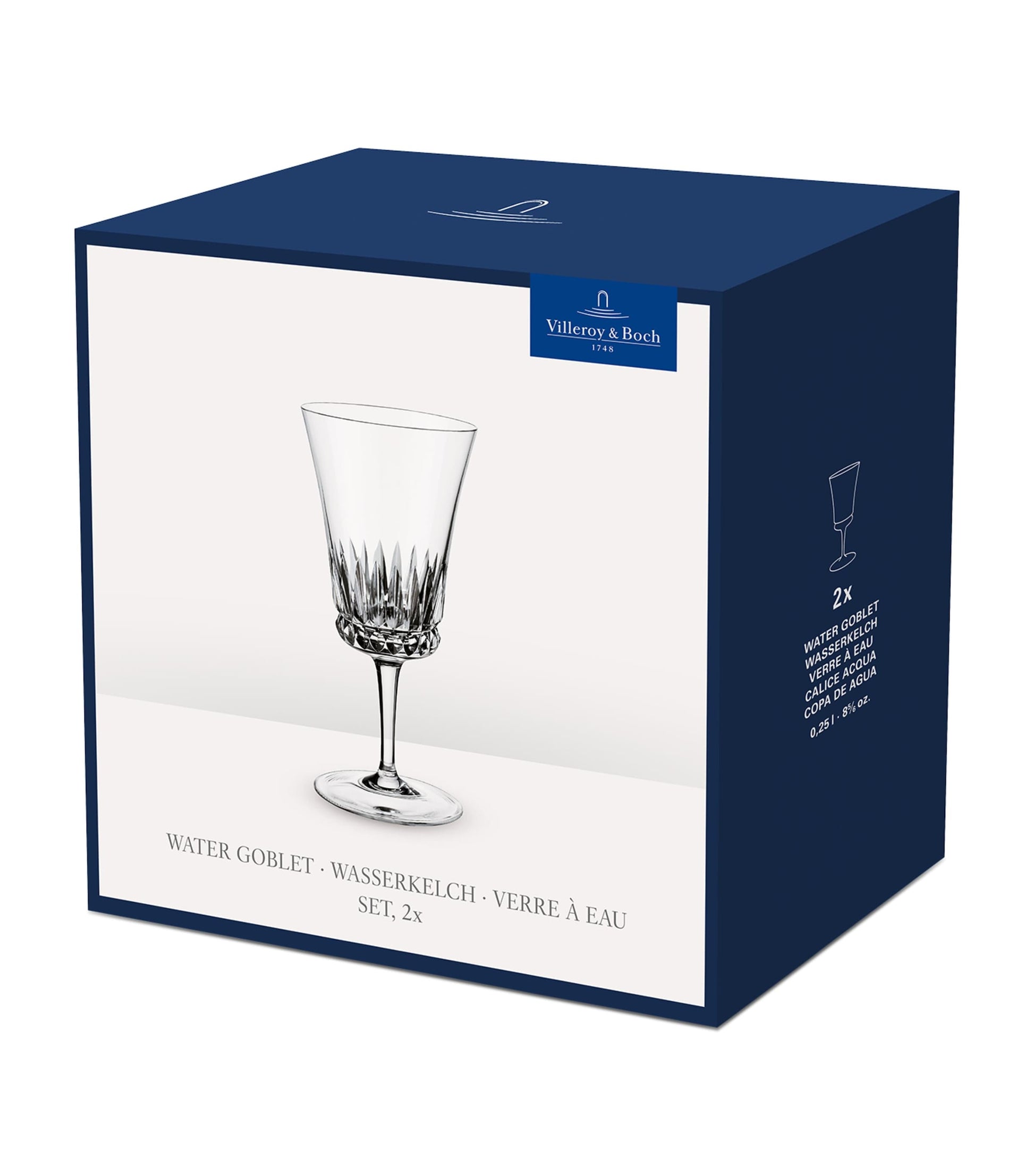 Villeroy & Boch Set of 2 Grand Royal Water Goblet (250ml)