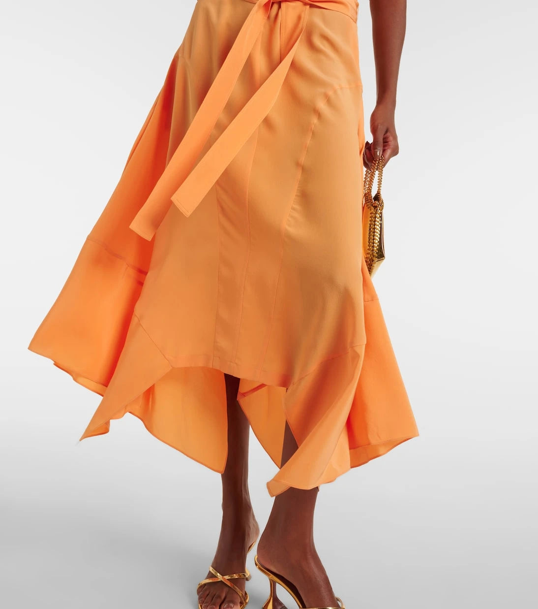 Stella McCartney - Iconic silk crêpe de chine midi dress