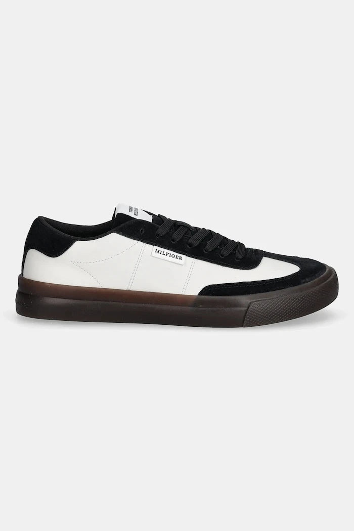 Кожени маратонки Tommy Hilfiger TH CUPSET SUMMER LTH