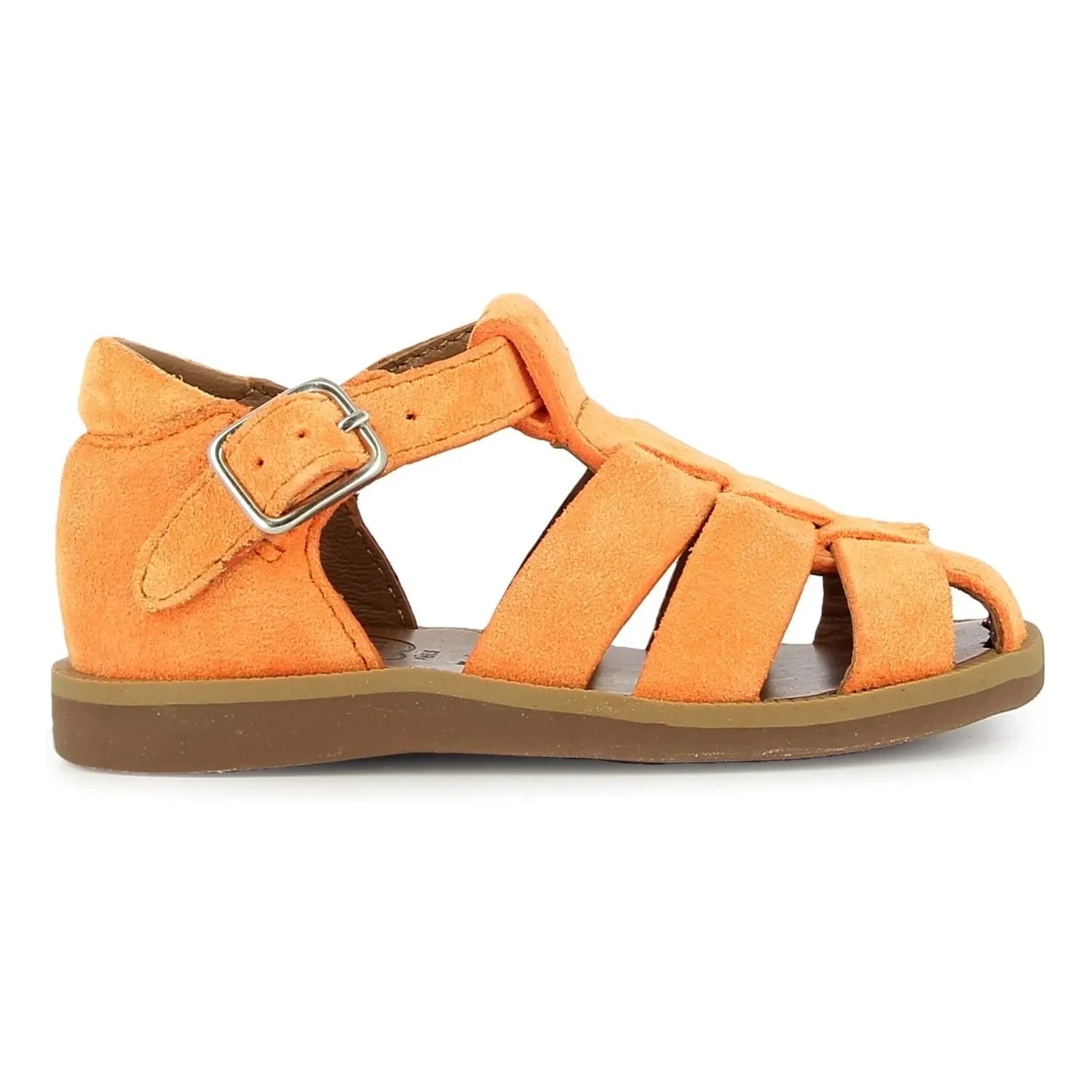 Pom d'Api - Poppy Daddy Velvet sandals | Apricot