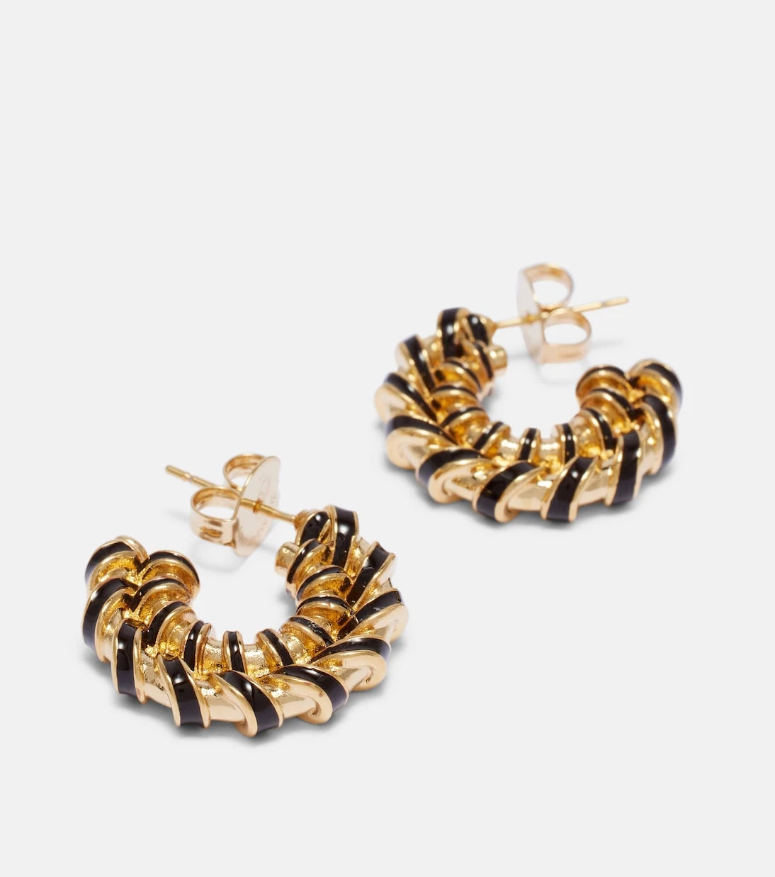 Zimmermann - Loop gold-plated hoop earrings
