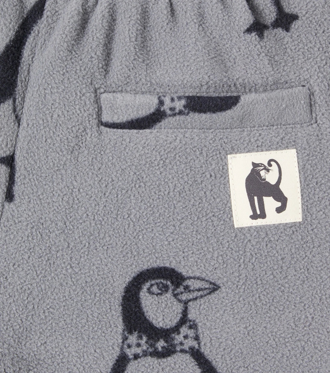 Mini Rodini - Penguin printed fleece sweatpants